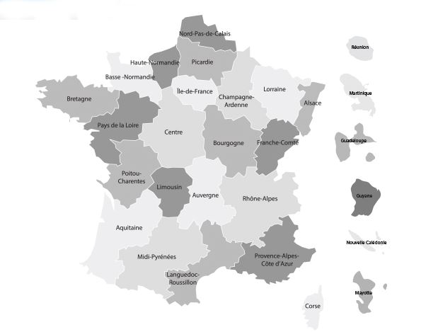 22 Regionen bis 2015 22 Regionen bis 2015