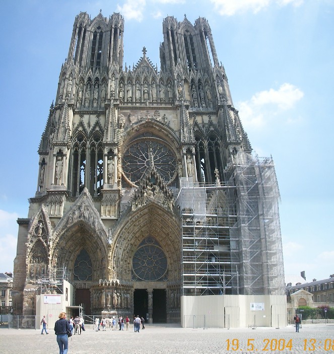 Kathedrale von Reims, 19.05.2004 Kathedrale von Reims, 19.05.2004