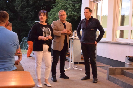 Bürgermeister von Lohr und Milicz bei der Begrüßung Bürgermeister von Lohr und Milicz bei der Begrüßung