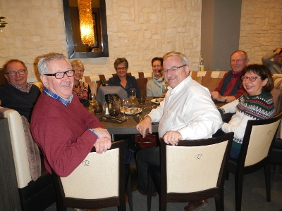 Abschließendes Dinner mit dem stellvertretenden Bürgermeister Michel Fricout Abschließendes Dinner mit dem stellvertretenden Bürgermeister Michel Fricout
