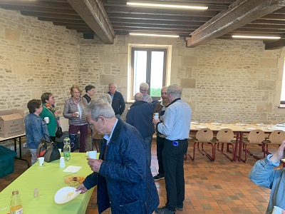 Empfang in der Grange aux Dîmes