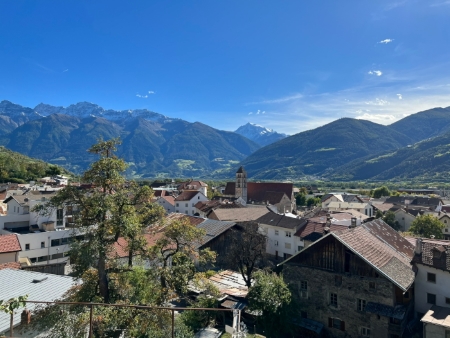 Schluderns und das Ortler Massiv bei Kaiserwetter Schluderns und das Ortler Massiv bei Kaiserwetter