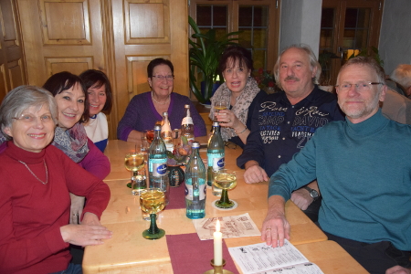 Stammtisch des Partnerschaftsvereins im Weinhaus Mehling